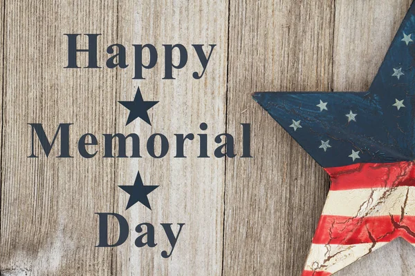 Happy Memorial Day Greeting — Stock Photo, Image