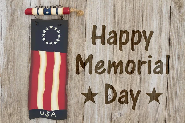 Happy Memorial Day Greeting — Stock Photo, Image