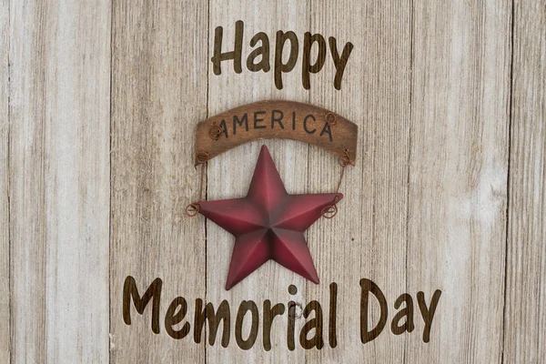 Happy Memorial Day Greeting — Stock Photo, Image