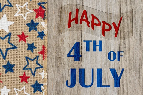 Happy 4th of July greeting — Stock Photo, Image