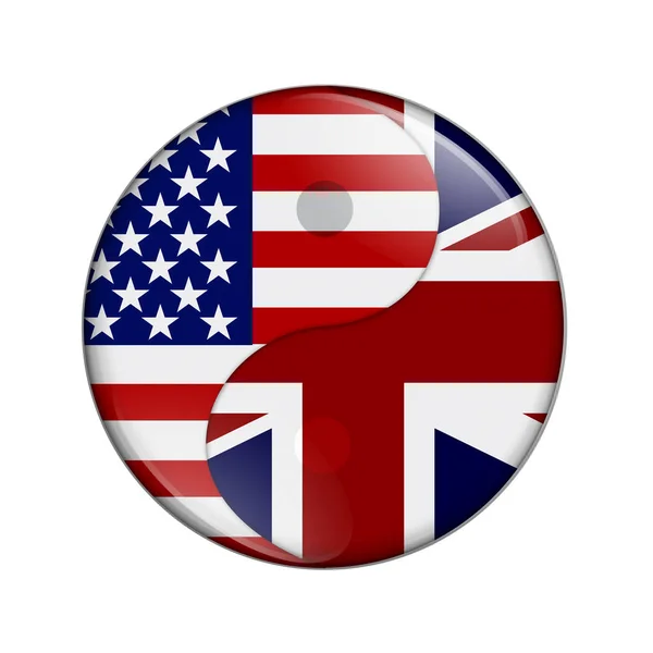 USA and UK working together — Stock Photo, Image