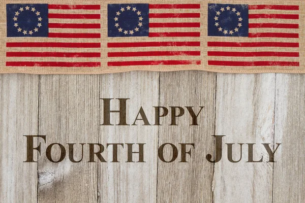 Happy 4 juli hälsning — Stockfoto