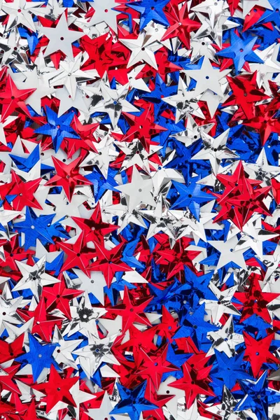 США красный, белый и синий фон звезд — стоковое фото