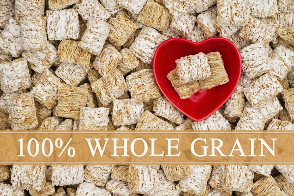 Egész gabona gabonanemű üzenet — Stock Fotó