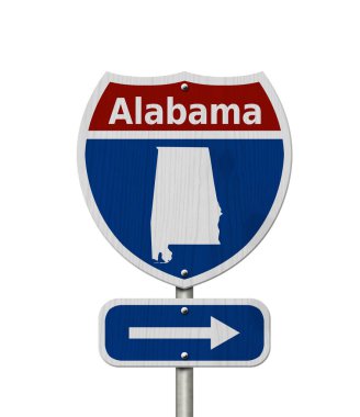 Road trip to Alabama clipart