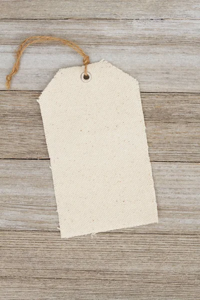 A cloth gift tag — Stock Photo, Image