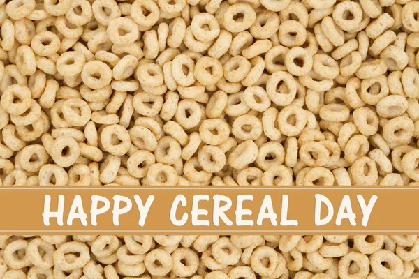 Celebrating national cereal day — Stock Photo, Image