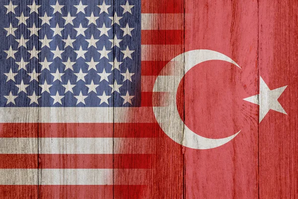 Relationship between the USA and Turkey — Stock Photo, Image