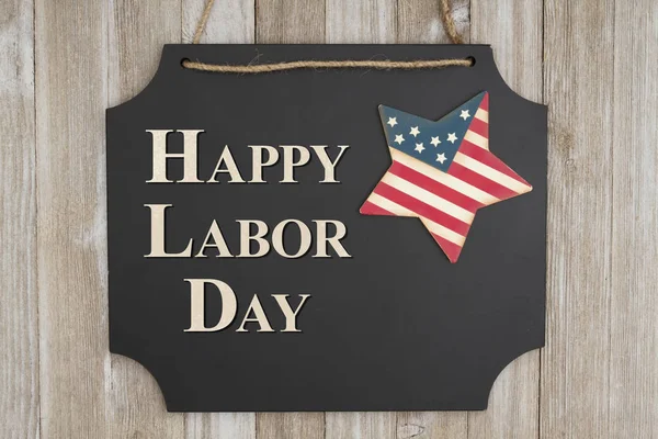 Boldog Labor Day-üzenet — Stock Fotó