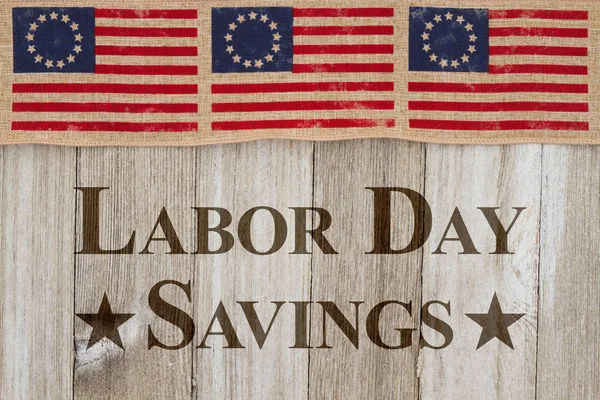 Labor Day Sale message — Stock Photo, Image