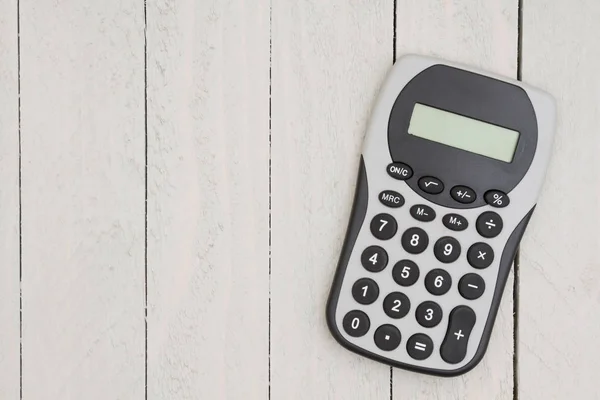 Calculatrice sur bois altéré — Photo