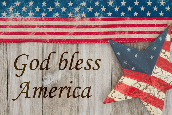 Amerikanische patriotische Botschaft — Stockfoto