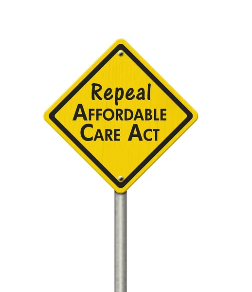 Intrekking van en ter vervanging van de betaalbare Care Act gezondheidszorg betref — Stockfoto