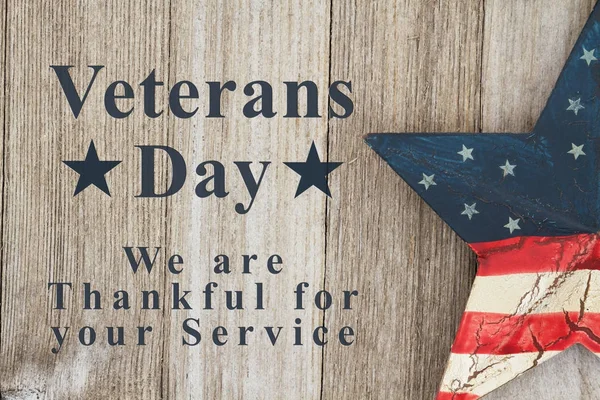 Veterans Day message — Stock Photo, Image