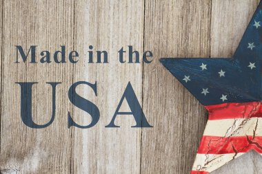 Made in the USA message clipart