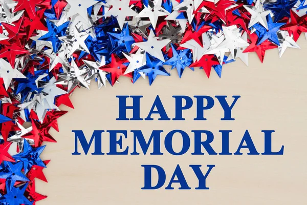 Happy Memorial Day greeting — Stock Photo, Image