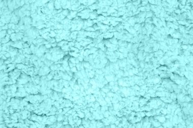 Teal sherpa desenli pelüş kumaş malzeme arkaplanı