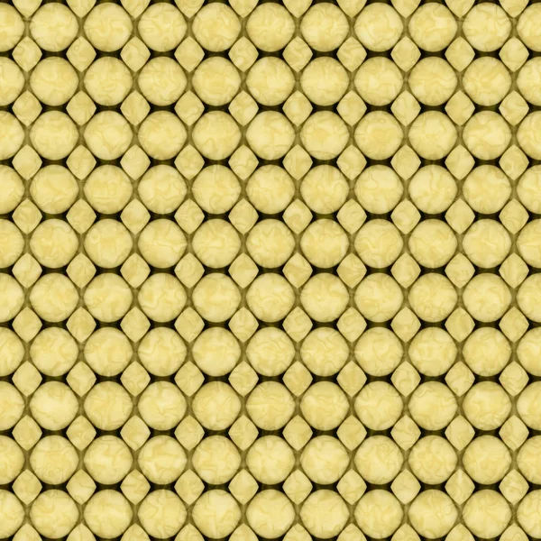 Žluté Voštinové Abstraktní Geometrické Bezešvé Opakovat Texturované Vzor Pozadí — Stock fotografie