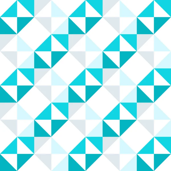Teal Repetição Triângulo Fundo Com Truchet Geométrico Abstrato Sem Costura — Fotografia de Stock
