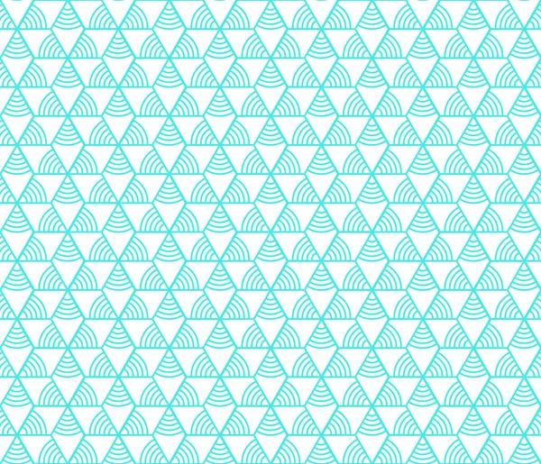 Teal Repetição Triângulo Fundo Com Abstrato Geométrico Sem Costura Texturizado — Fotografia de Stock