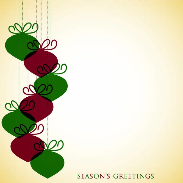 Superposition de boules de Noël en format vectoriel . — Image vectorielle