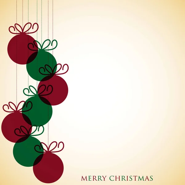 Overlay bolas de Navidad en formato vectorial . — Archivo Imágenes Vectoriales