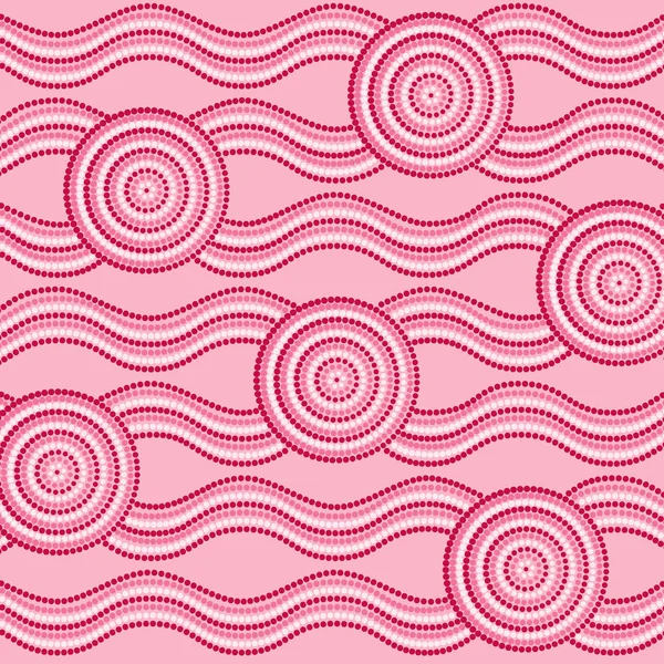 Vektör formatında resim soyut Aborijin nokta.