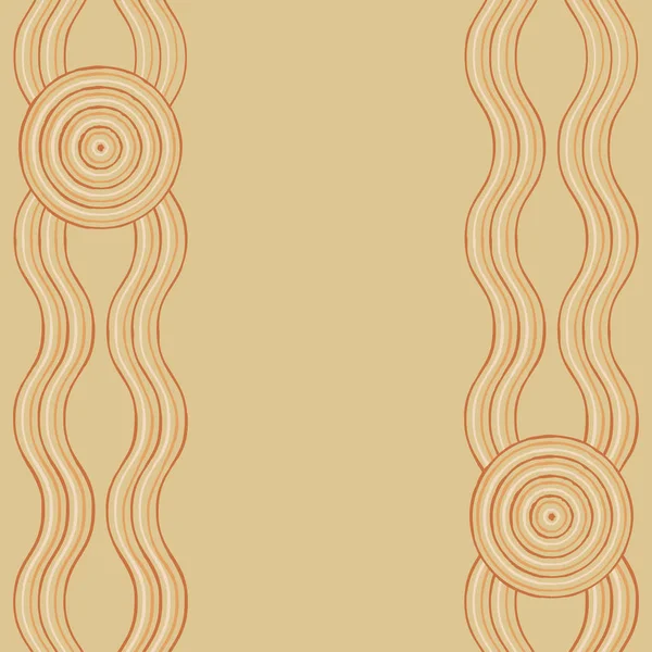 Fondo de arte aborigen australiano en formato vectorial . — Vector de stock