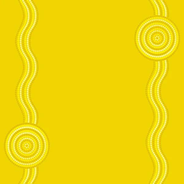 Art aborigène australien en format vectoriel . — Image vectorielle
