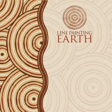 Davet boyama / tebrik kartı Vektör formatında hattı.