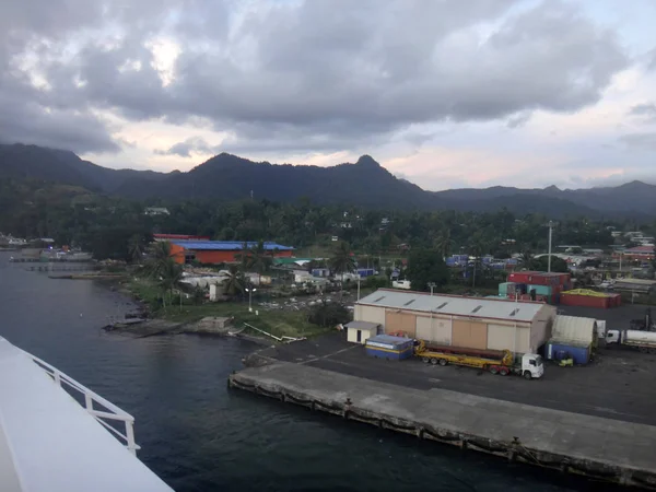 Scene Port Alotau Milne Bay Papua New Guinea — Stock Photo, Image