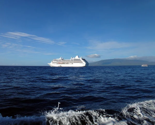 Крузный Корабль Якоре Лахайны Мауи Гавайи — стоковое фото