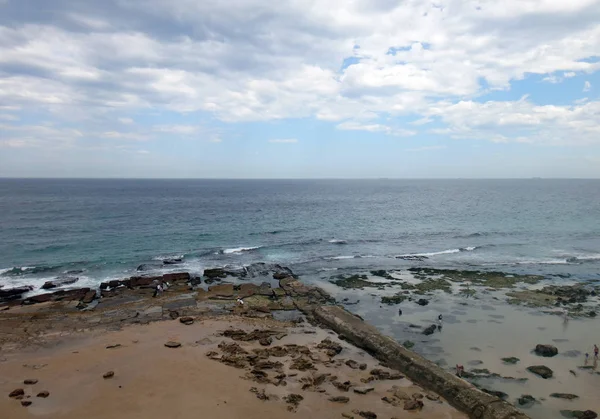 Cena à beira-mar de Newcastle, NSW Central Coast Australia . — Fotografia de Stock