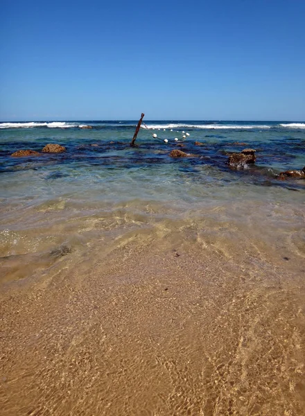 Escena frente al mar de Newcastle, NSW Costa Central Australia . —  Fotos de Stock