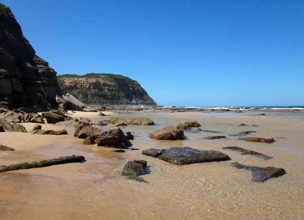 Escena frente al mar de Newcastle, NSW Costa Central Australia . —  Fotos de Stock