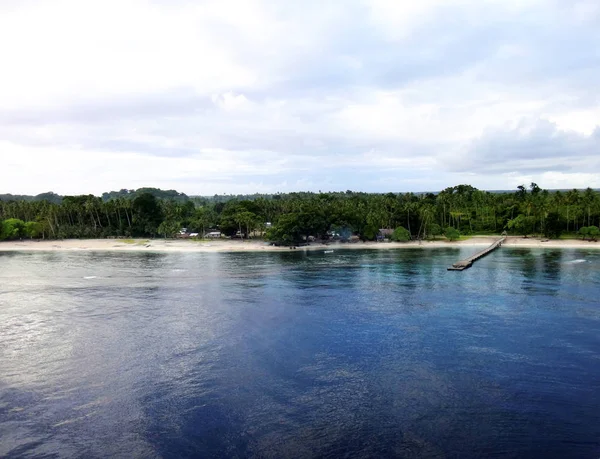 Szene Der Insel Kiriwina Vom Kreuzfahrtschiff Papua Neuguinea — Stockfoto