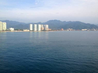 Puerto Vallarta olay yerinden bir yolcu gemisi. Jalisco, Meksika.