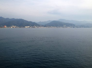 Puerto Vallarta olay yerinden bir yolcu gemisi. Jalisco, Meksika.