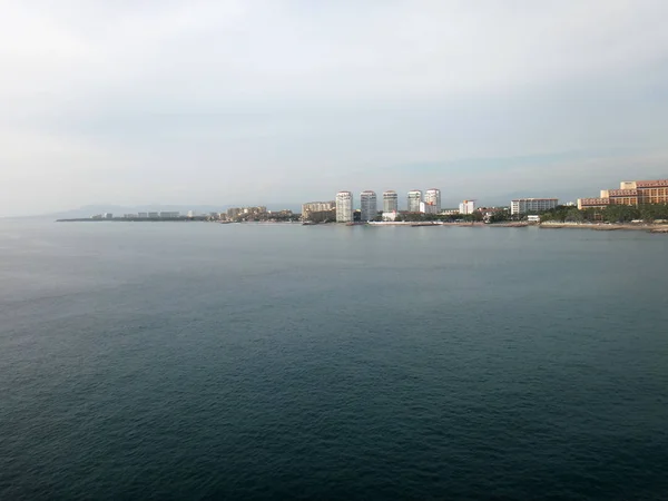 Scena Puerto Vallarta Pokładu Statku Jalisco Meksyk — Zdjęcie stockowe