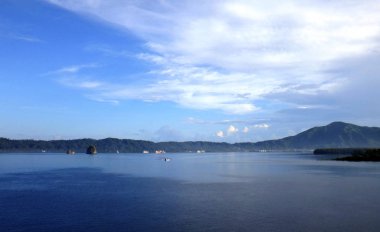 Simpson liman ve Rabaul mahallinden bir yolcu gemisi.