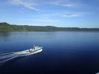 Simpson liman ve Rabaul mahallinden bir yolcu gemisi.