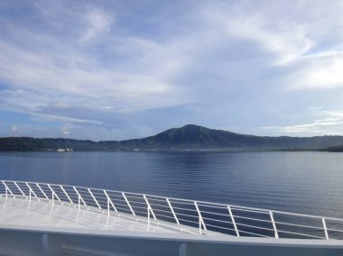 Simpson liman ve Rabaul mahallinden bir yolcu gemisi.