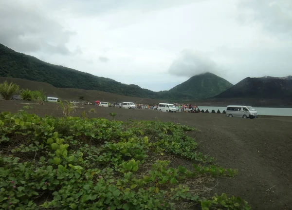 오래 된 공항에 Rabaul, 화산 erup에 의해 파괴의 현장 — 스톡 사진