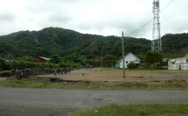 Vistas a la calle de Rabaul y Matupit, Papúa Nueva Guinea — Foto de Stock
