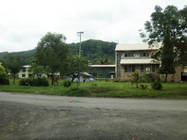 Straat uitzicht op Rabaul en Matupit, Papoea-Nieuw-Guinea — Stockfoto