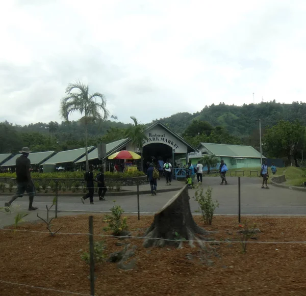 Výhled na ulici Rabaul a Matupit, Papua-Nová Guinea — Stock fotografie