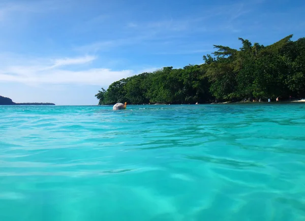 Scen av Champagne Bay, Espiritu Santo, Vanuatu. — Stockfoto