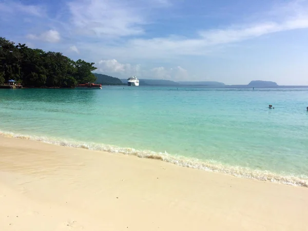 Szene der Champagnerbucht, espiritu santo, vanuatu. — Stockfoto