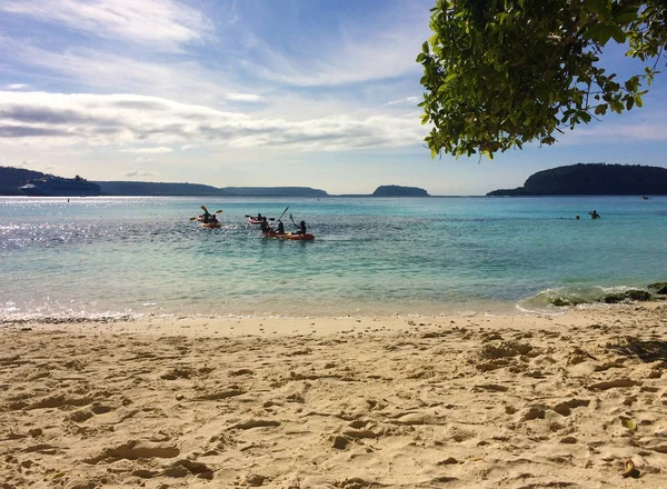 Scen av Champagne Bay, Espiritu Santo, Vanuatu. — Stockfoto