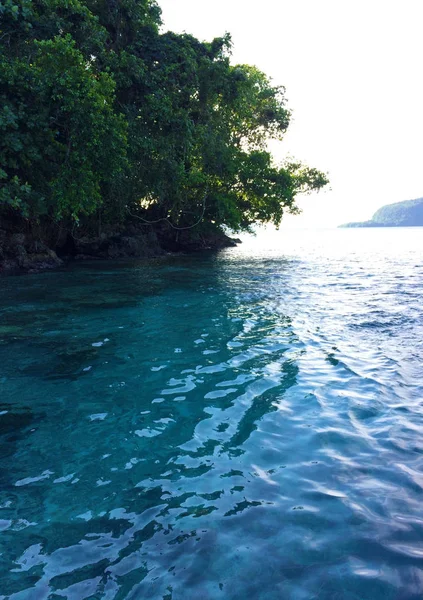 Scen av Champagne Bay, Espiritu Santo, Vanuatu. — Stockfoto